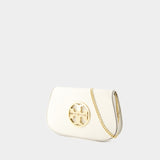 Reva Clutch - Tory Burch - Leather - New Ivory