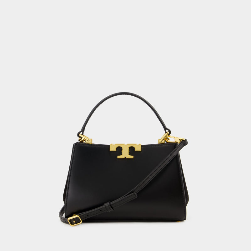 Eleanor Mini Satchel Bag - Tory Burch - Leather - Black