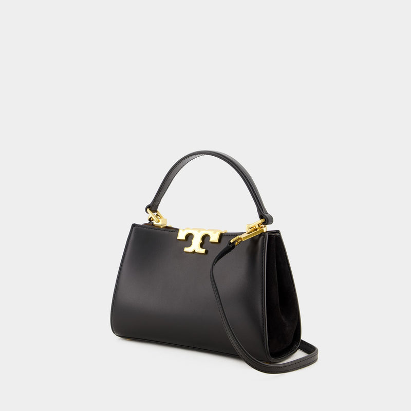 Eleanor Mini Satchel Bag - Tory Burch - Leather - Black