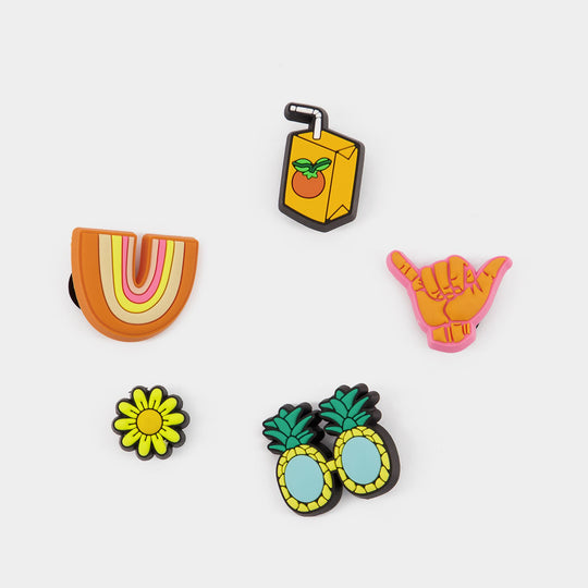 Sunshine Is Fine 5 Jibbitz洞洞鞋鞋花5件套 多色