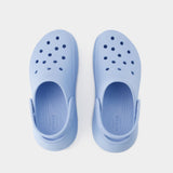 Crocs Classic Crush 蓝色热塑塑胶洞洞鞋 23新