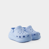 Crocs Classic Crush 蓝色热塑塑胶洞洞鞋 23新