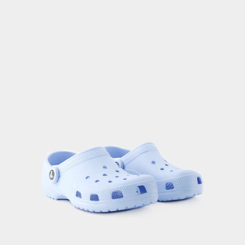 Crocs Classic 蓝色热塑塑胶洞洞鞋 23新