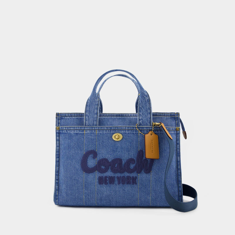 Cargo Tote 蓝色帆布购物袋