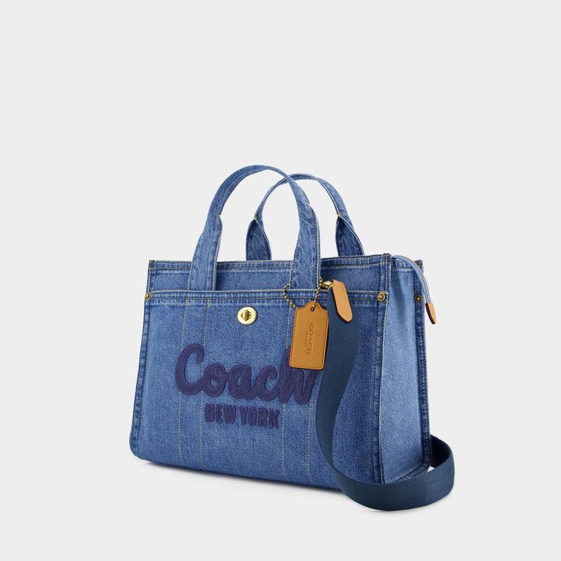 Cargo Tote 蓝色帆布购物袋