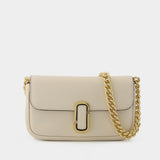 J Marc Mini Hobo Bag - Marc Jacobs -  Cloud White - Leather