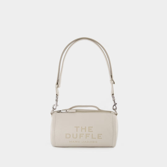 Marc Jacobs米白色皮质旅行包腋下包