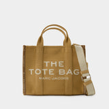 The Medium Tote 棕色棉质中号托特购物包