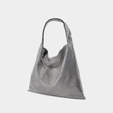 Pixel Tote 银色托特包