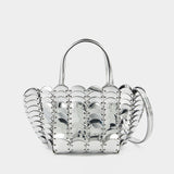 Pacoio Mini Cab Hobo Bag - Paco Rabanne - Silver - Synthetic