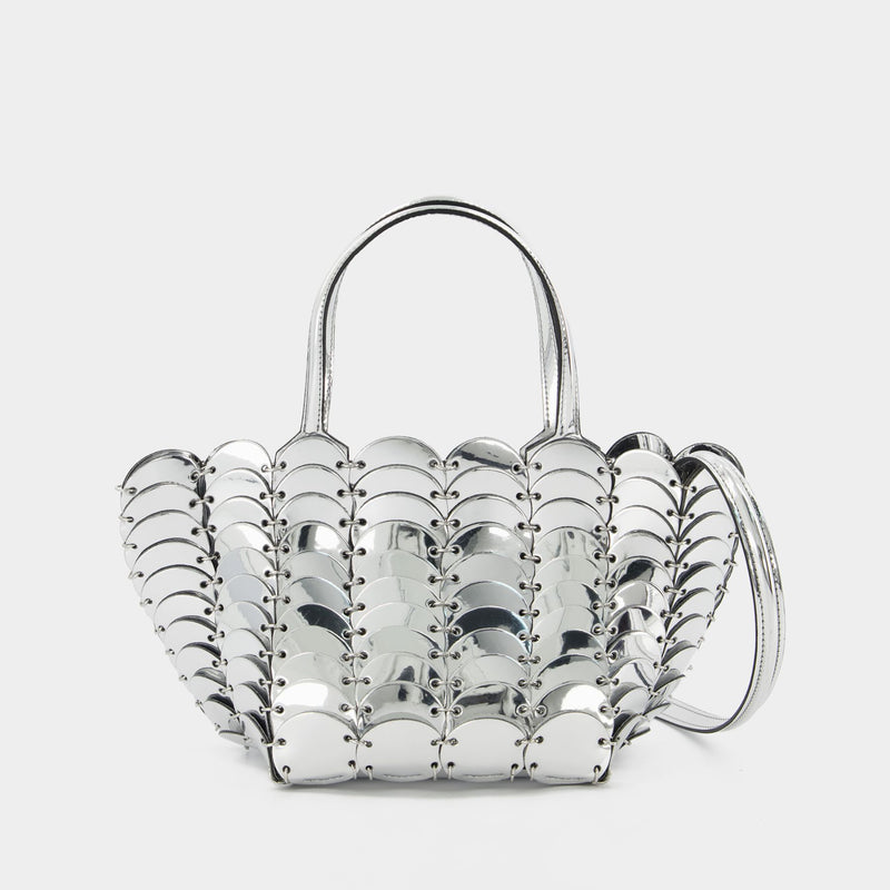 Pacoio Mini Cab Hobo Bag - Paco Rabanne - Silver - Synthetic