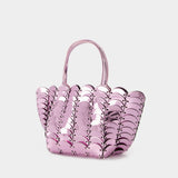 Pacoio Mini Cab Hobo Bag - Paco Rabanne - Pink Fuschia - Synthetic