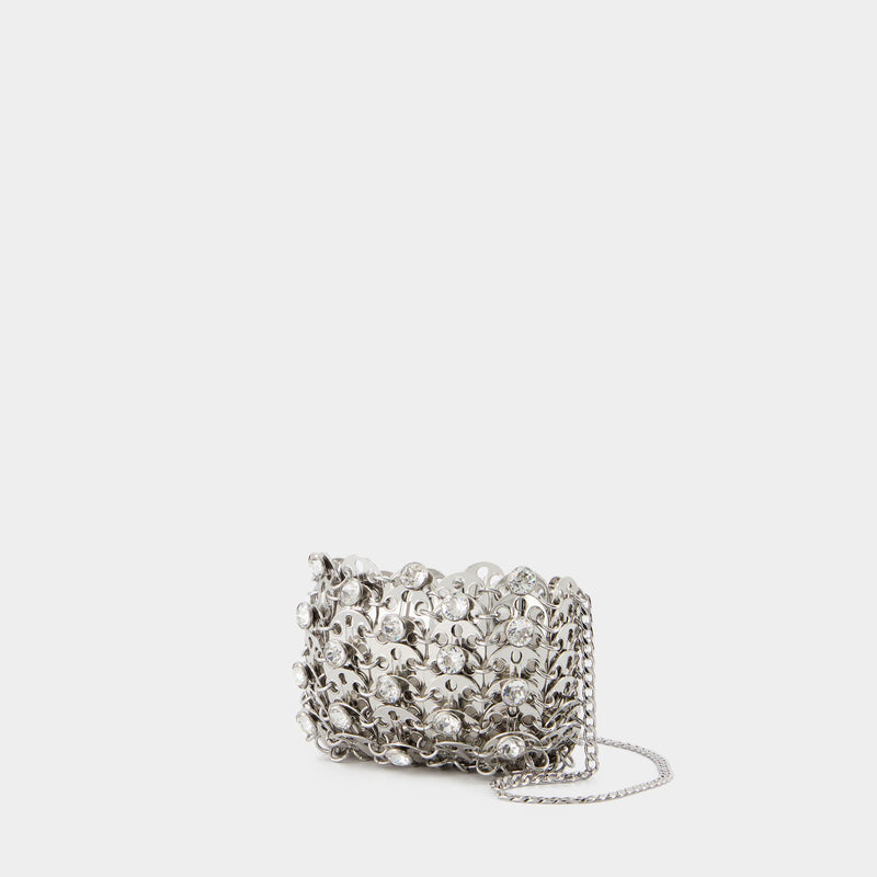 1969 Micro  Crossbody - Paco Rabanne - Silver/Crystal - Acier