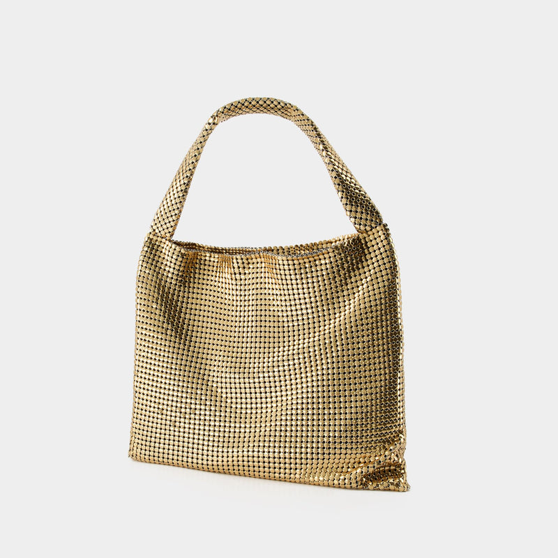 Pixel 金色铝质托特包