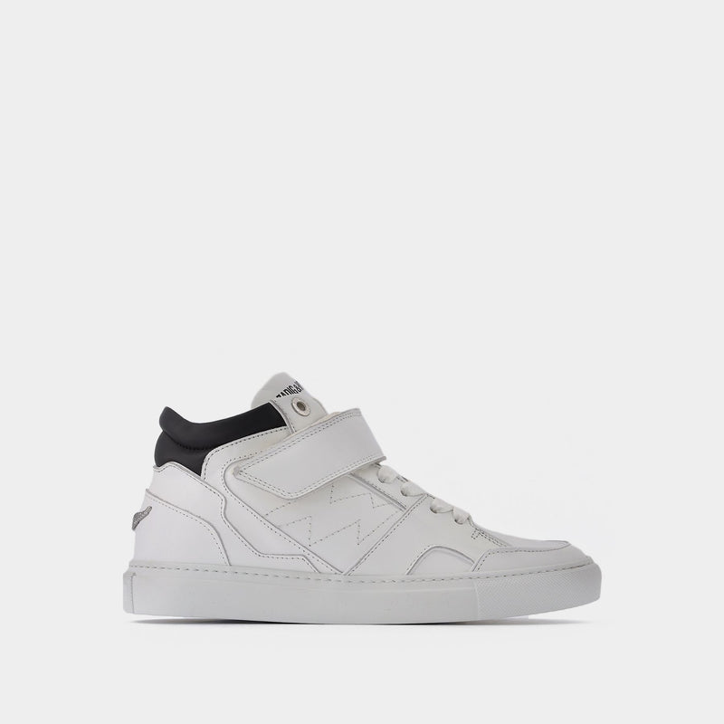 Zv1747 Mid Sneakers - Zadig & Voltaire - White - Leather