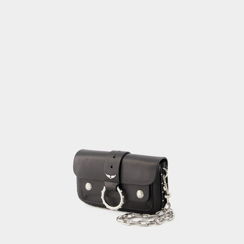 Kate Smooth Hobo Bag - Zadig & Voltaire - Leather - Black