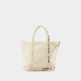 Cabas S Tote Bag - Vanessa Bruno -  Ivory - Linen