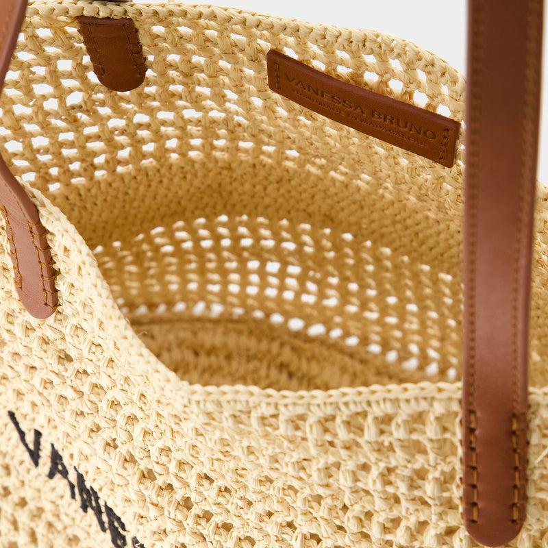 Panier Shopper Bag - Vanessa Bruno - Raffia - Beige