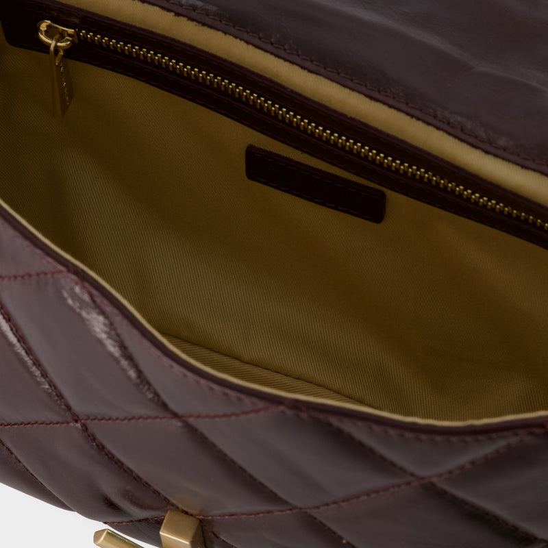 Moon Mm Bag - Vanessa Bruno - Leather - Chocolate