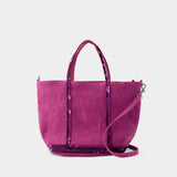 Cabas S Shopper Bag - Vanessa Bruno - Linen - Pink Sorbet