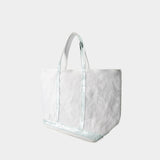 Cabas L Shopper Bag - Vanessa Bruno - Linen - Grey