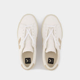 Veja Campo 经典纯色皮质 低帮运动小白鞋正品