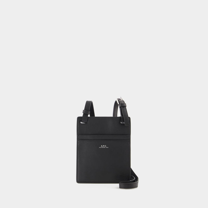 Pouch Nino Crossbody - A.P.C. - Black - Synthetic