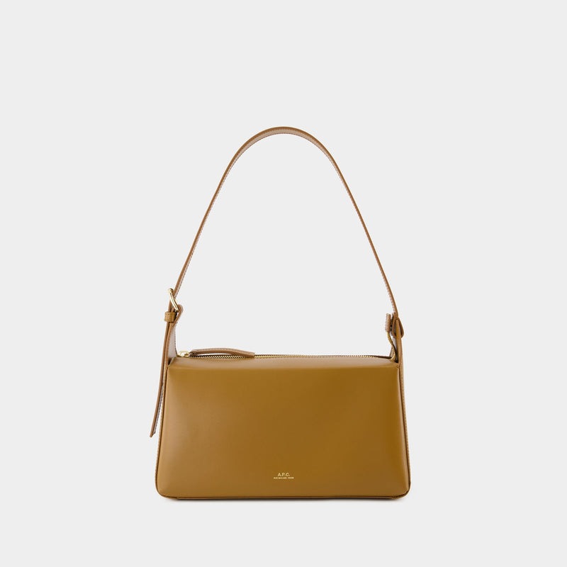 Virginie Hobo Bag - A.P.C - Leather - Brown