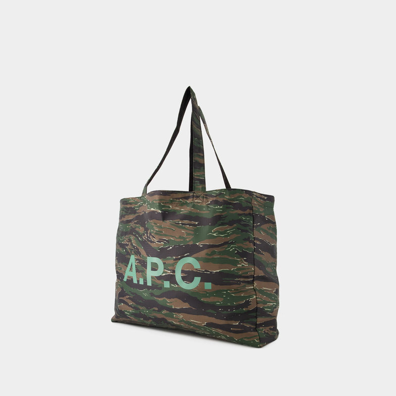 A.P.C. Diane Reversible Tote 卡其色植鞣皮托特包