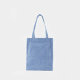 Lou 浅蓝色棉质购物袋
