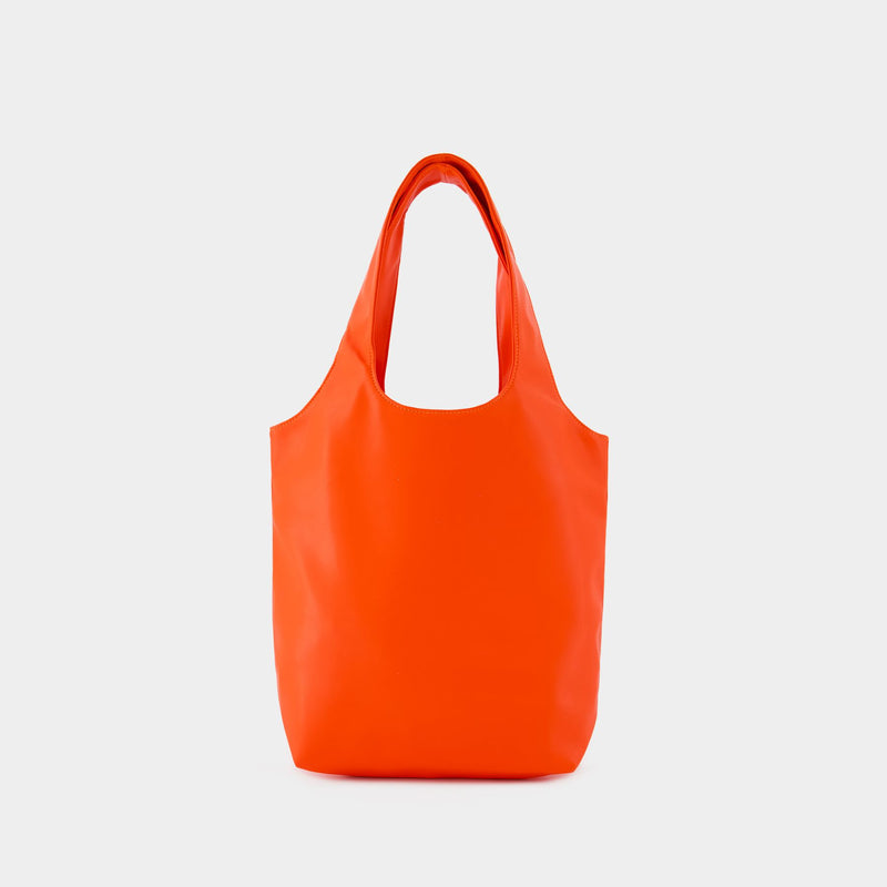 Ninon 橘色植鞣皮小号购物袋
