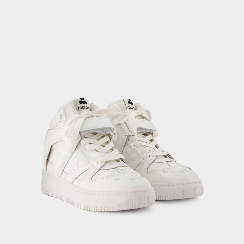 Brooklee-Gz Sneakers - Isabel Marant - White - Leather