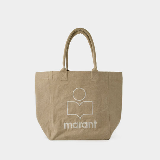 Isabel Marant YenkyGz米色棉质托特包