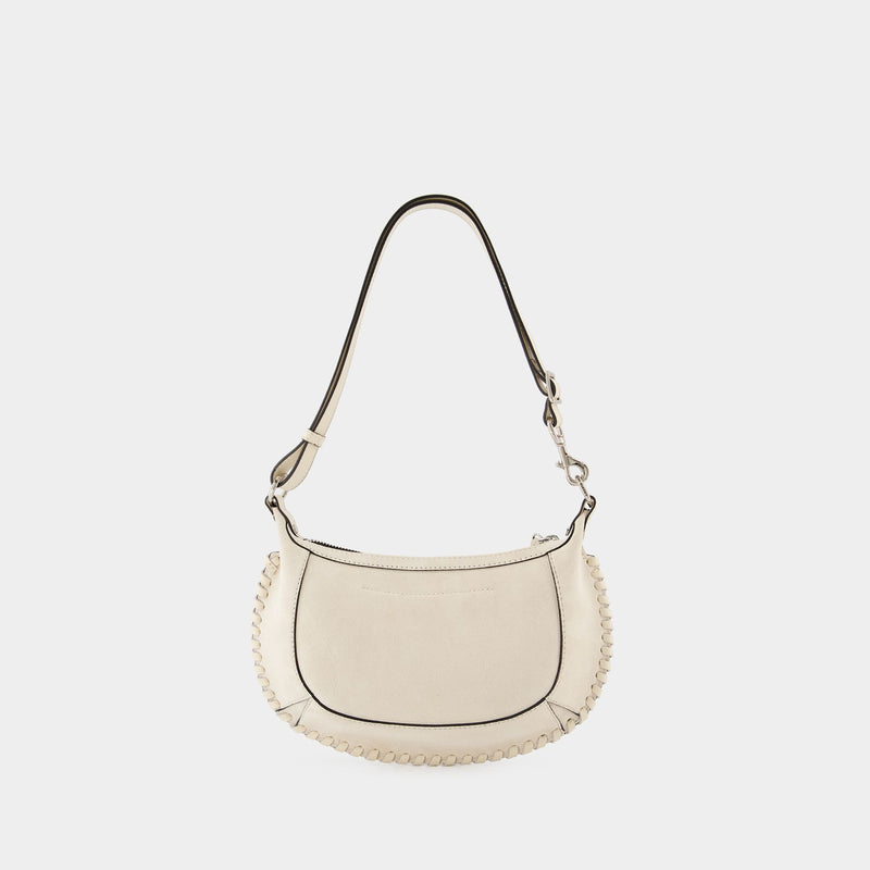 Oskan Moon Hobo Bag - Isabel Marant - Chalk - Leather