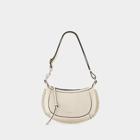 Oskan Moon Hobo Bag - Isabel Marant - Chalk - Leather