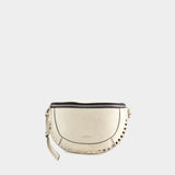 Isabel Marant Skano Gd米色皮质斜挎包