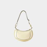 Isabel Marant OskanMo奶油色皮质斜挎包