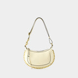 Isabel Marant OskanMo奶油色皮质斜挎包