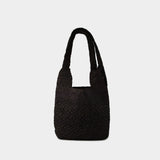 Praia Medium Shopper Bag - Isabel Marant - Raffia - Black