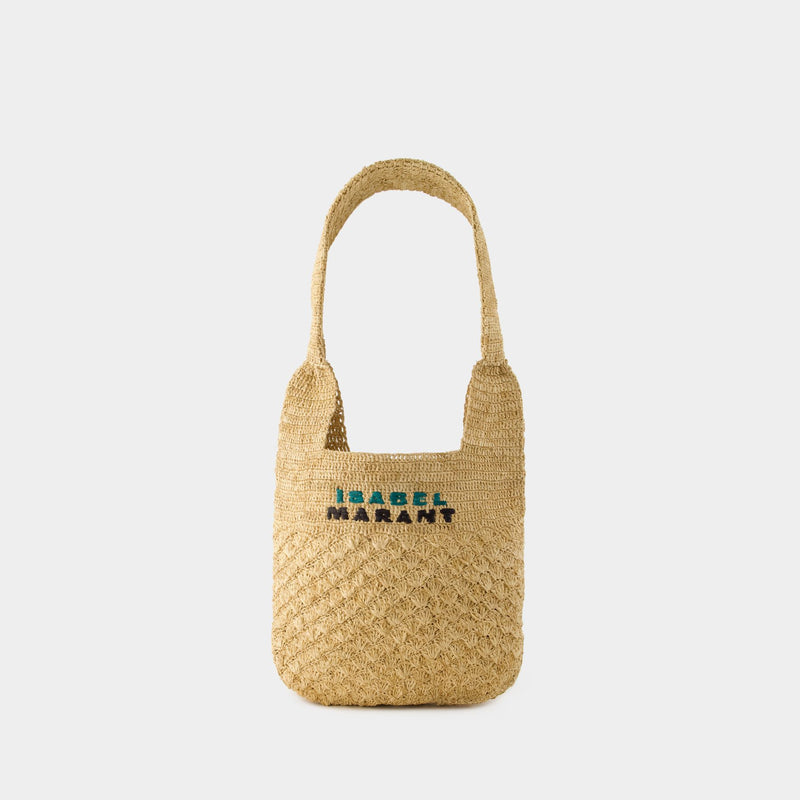 Praia Small Shopper Bag - Isabel Marant - Raffia - Beige