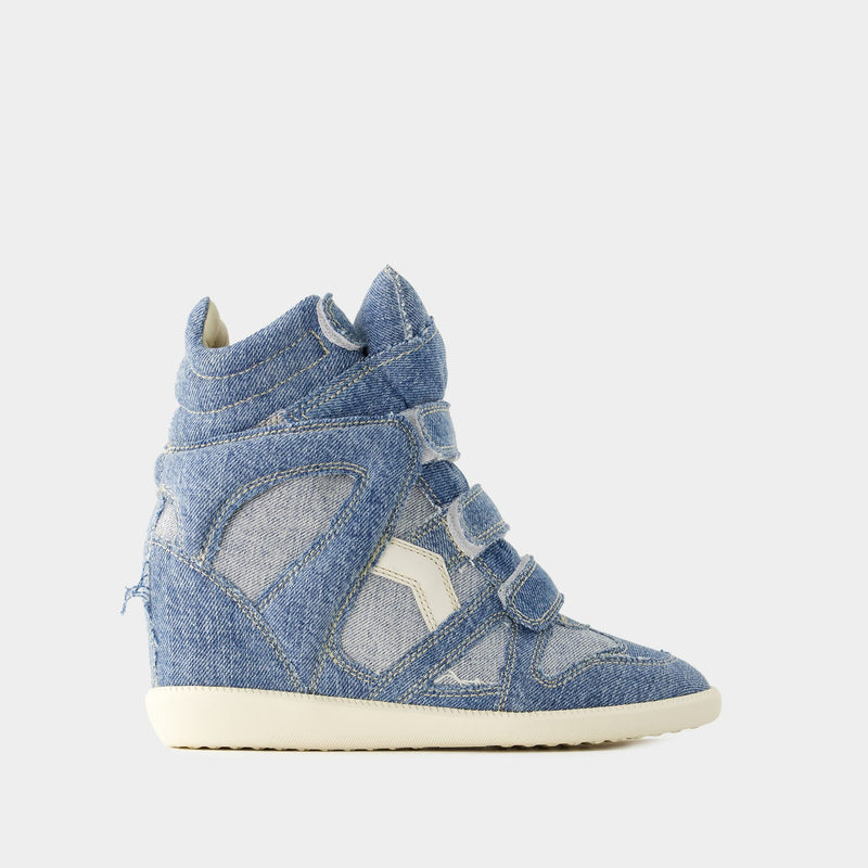 Bekett Sneakers - Isabel Marant - Cotton - Light Blue