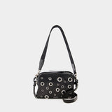 Isabel Marant Wardy黑色皮质相机斜挎包
