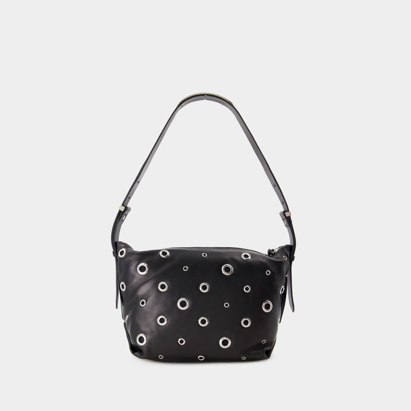 Isabel Marant Leyden Gd黑色皮质单肩包