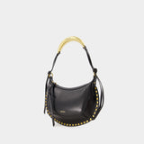 Oskan Moon Gd Shoulder Bag - Isabel Marant - Leather - Black