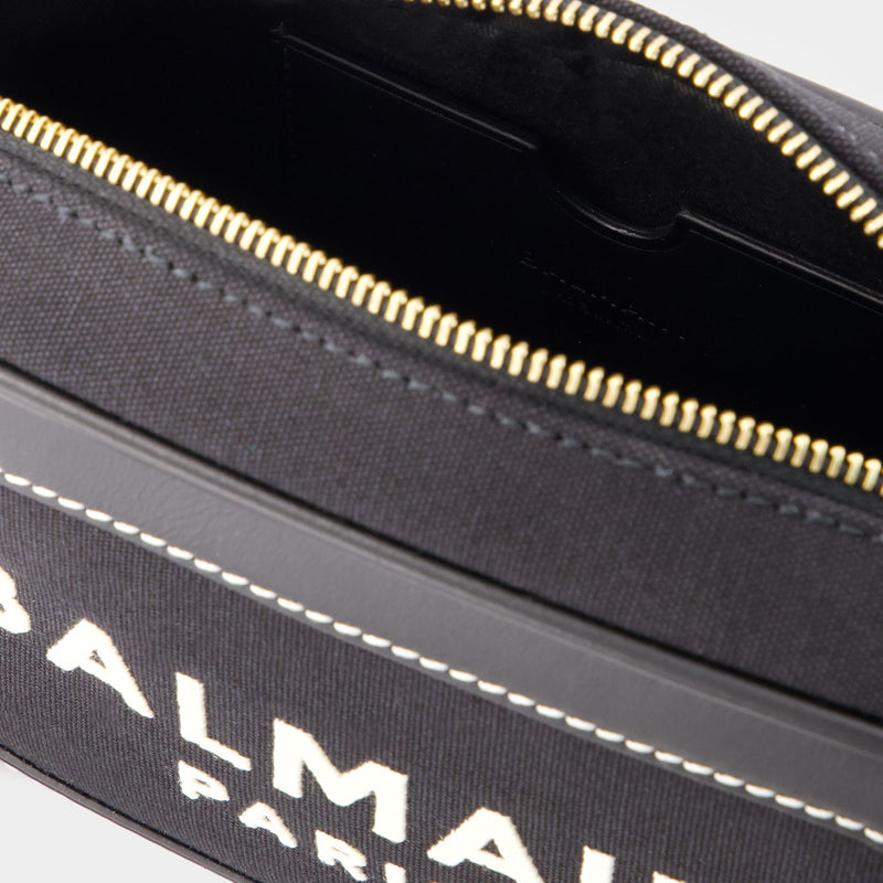 B-Army Camera Bag - Balmain - Canvas - Black