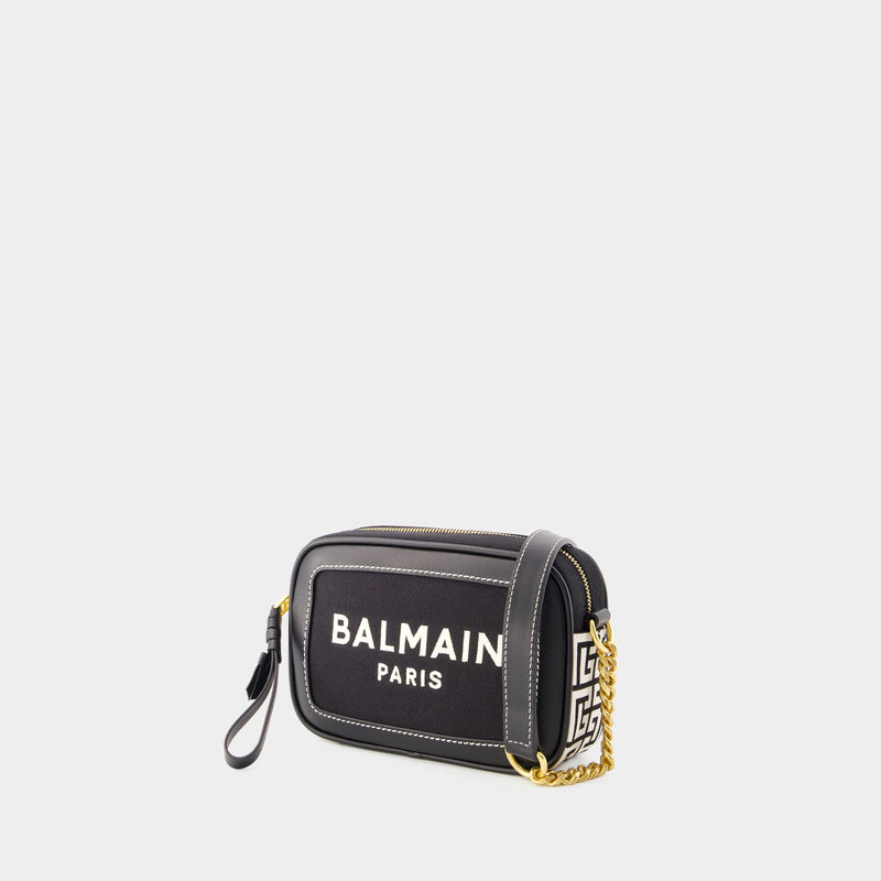 B-Army Camera Bag - Balmain - Canvas - Black