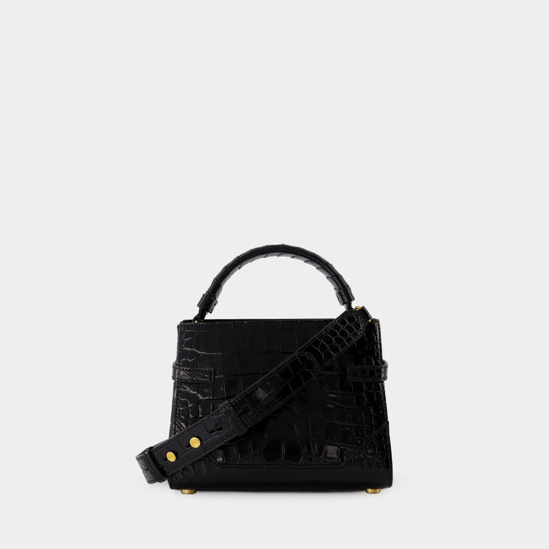 Bbuzz 22 Shoulder bag- Balmain - Leather - Black