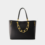 1945 Soft Shopper Bag - Balmain - Leather - Black