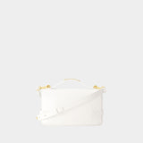 B-Buzz 24 Crossbody - Balmain - Leather - White