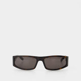 Techno Sunglasses 黑色板材框架墨镜太阳镜
